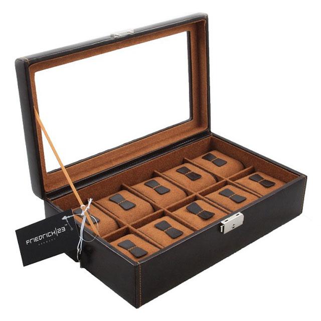 Set Cutie 10 ceasuri Bond Brown by Friedrich si Note Pad Burgundy Hugo Boss - personalizabil [2]