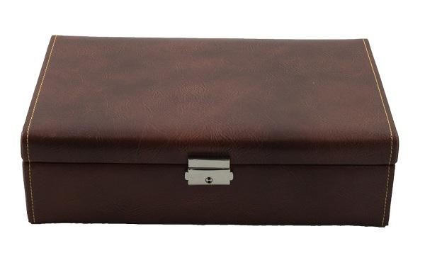 Set Cutie 10 ceasuri Bond Intense Brown by Friedrich si Note Pad Burgundy Hugo Boss - personalizabil [4]