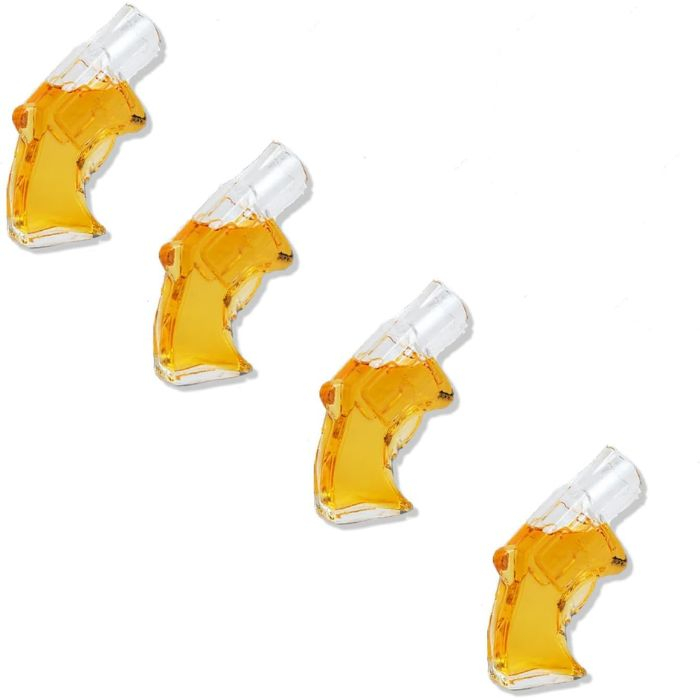 Decantor Shotgun cu Patru Pahare in forma de pistol Kitchen [5]