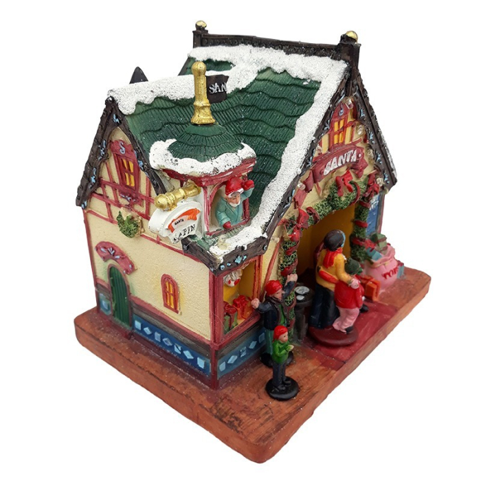 Decorațiune Casa lui Moș Crăciun - muzicală [3]