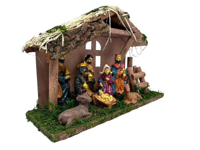 Decorațiune Crăciun - Scena nașterii Domnului Iisus [3]