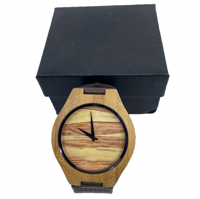 Wood Watch for Men - Ceas lemn ecologic personalizabil [2]
