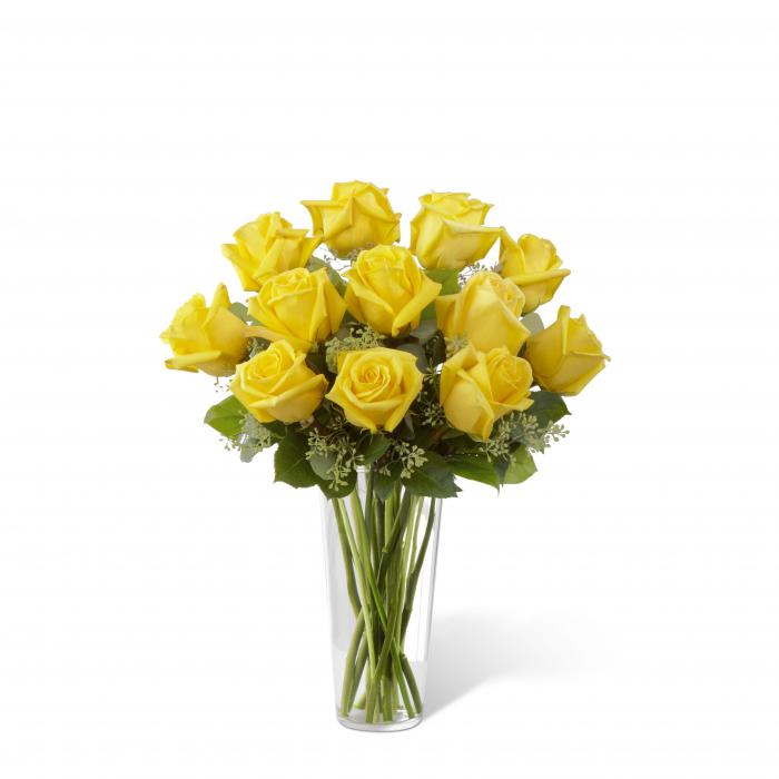 Buchet 19 trandafiri cu vază [4]