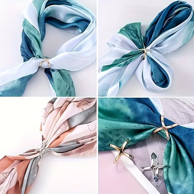 Eşarfă Ambre Off-white Cacharel & Inel Clema Esarfa Borealy [7]