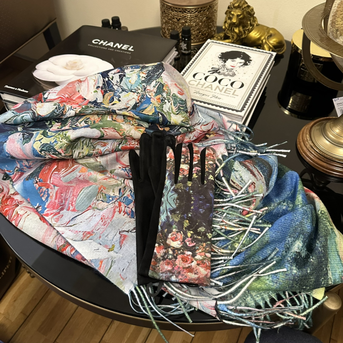 The Lady in Gold Esarfa Matase  - Gustav Klimt [3]