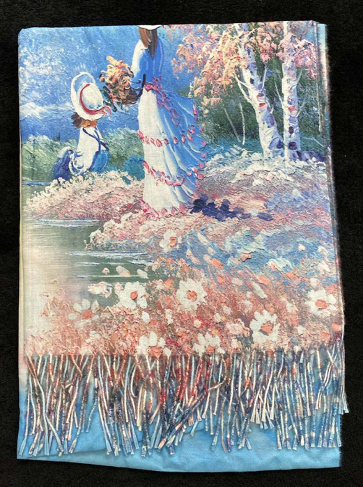 The Lady in Gold Esarfa Matase  - Gustav Klimt [5]