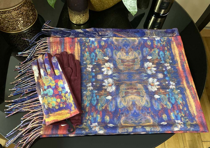 The Lady in Gold Esarfa Matase  - Gustav Klimt [2]