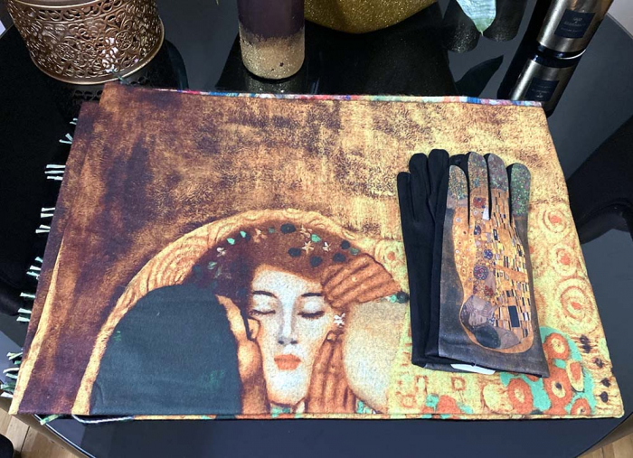 The Lady in Gold Esarfa Matase  - Gustav Klimt [2]