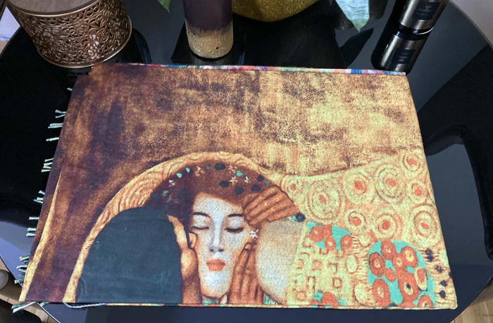 The Lady in Gold Esarfa Matase  - Gustav Klimt [3]