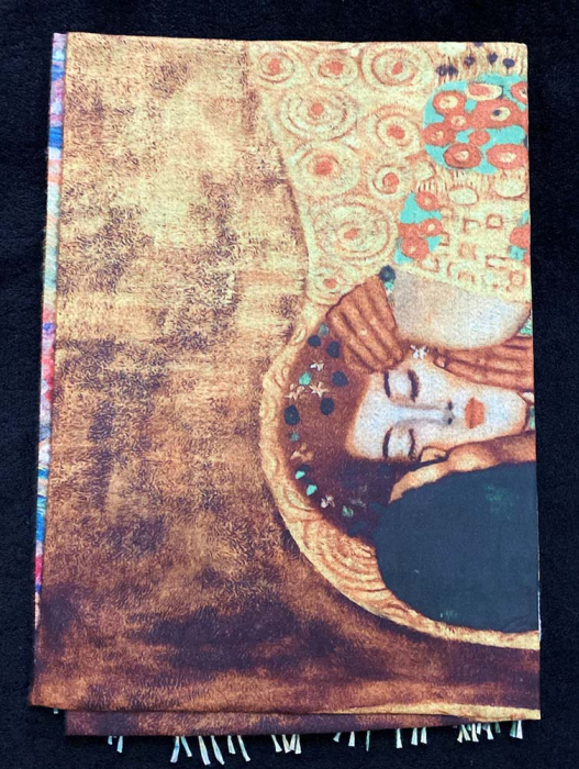 The Lady in Gold Esarfa Matase  - Gustav Klimt [8]