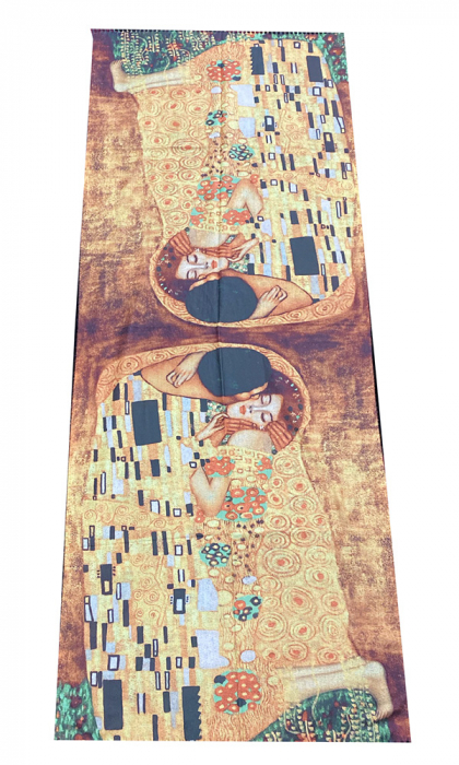 The Lady in Gold Esarfa Matase  - Gustav Klimt [4]