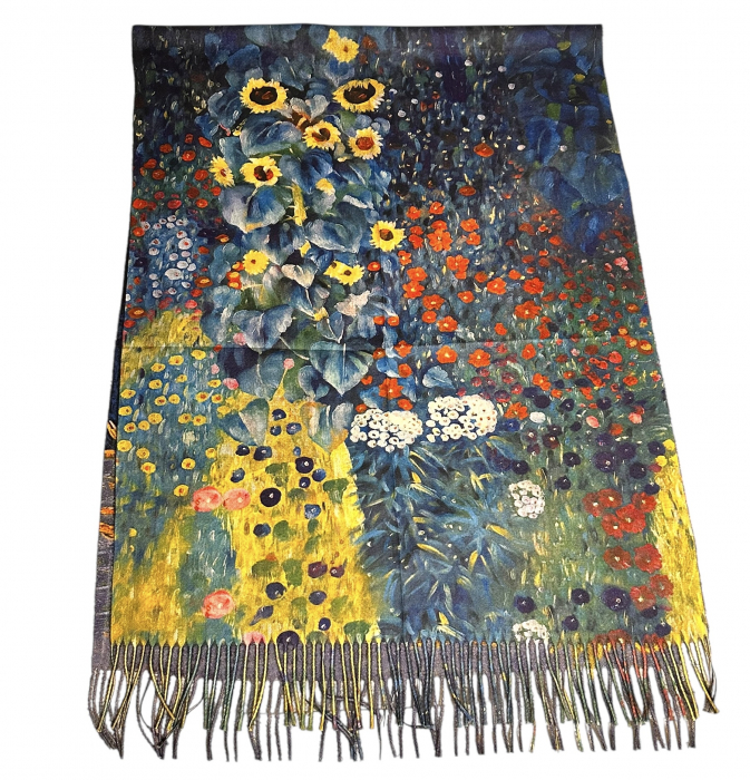 The Lady in Gold Esarfa Matase  - Gustav Klimt [2]