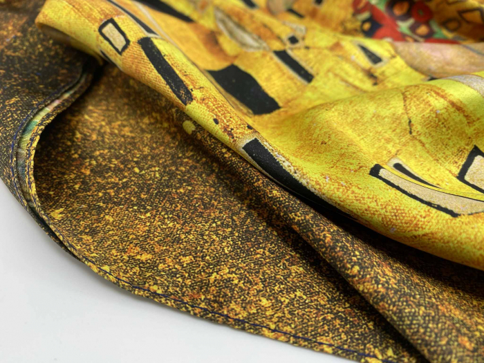 The Lady in Gold Esarfa Matase  - Gustav Klimt [3]