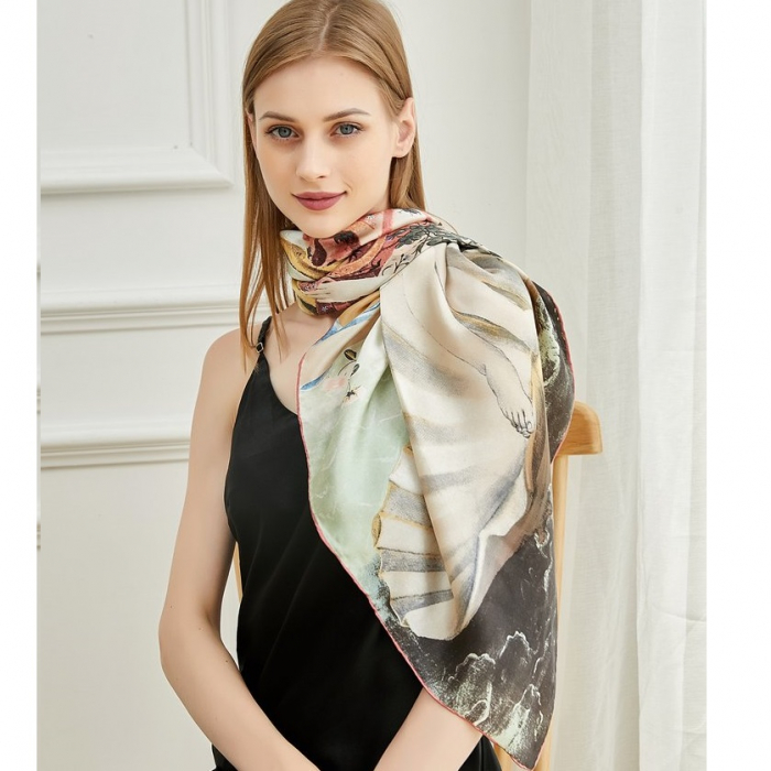 The Lady in Gold Esarfa Matase  - Gustav Klimt [2]