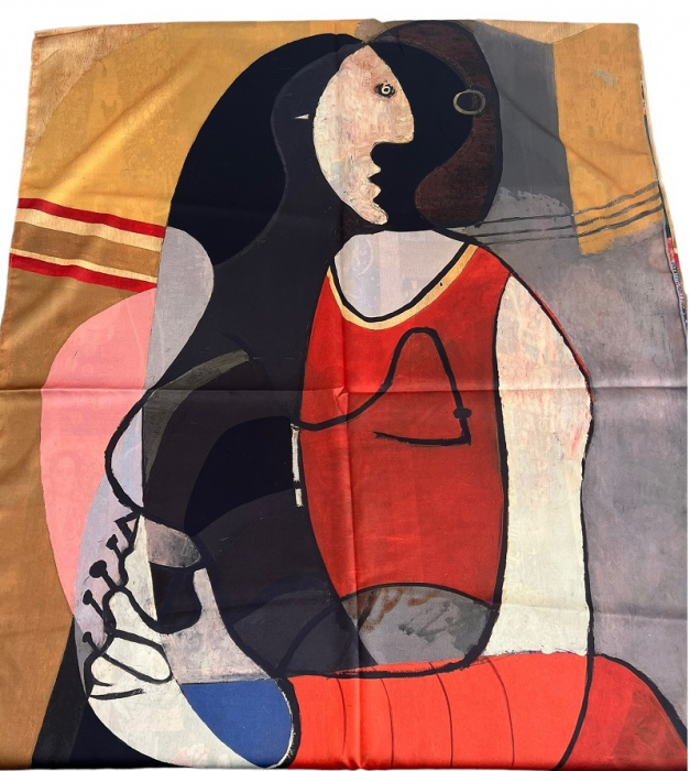 Esarfa Matase Picasso - Pictura Woman cubism art [2]