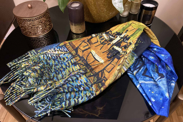 The Lady in Gold Esarfa Matase  - Gustav Klimt [4]