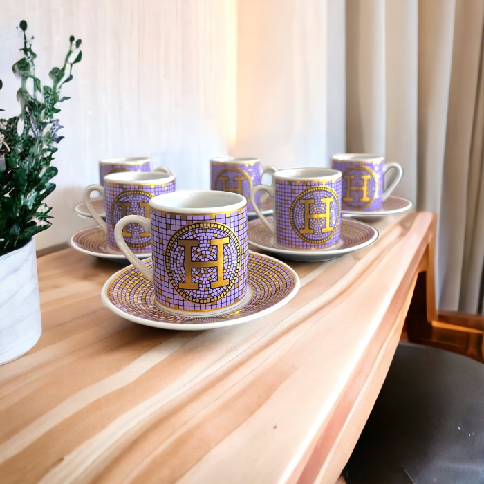 Espresso 6 Persoane Gold Purple Luxury [3]