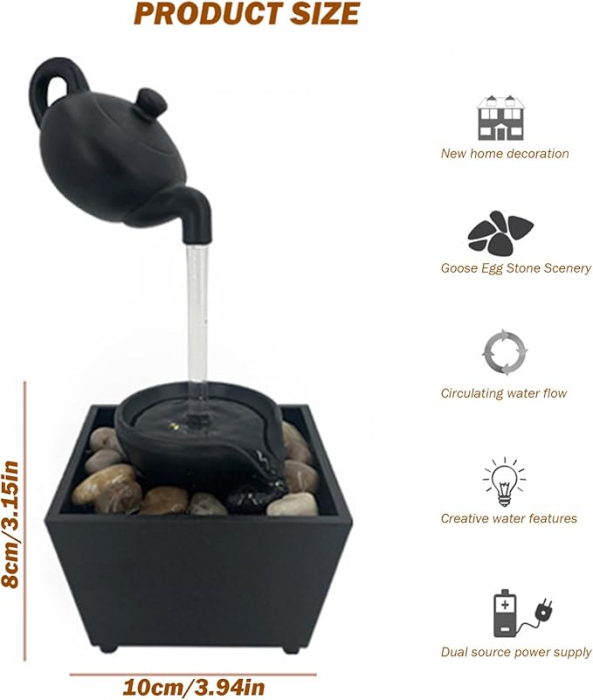 Fantana Decorativa Feng Shui - Floating Teapot [3]