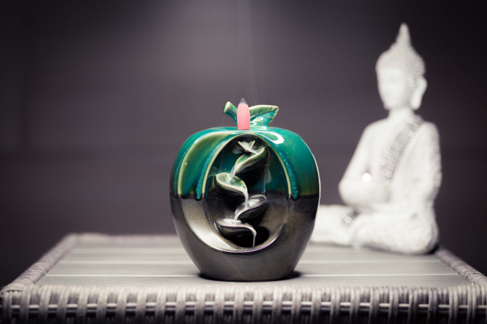 Fantana Măr Relax Aromoterapie cu Fum backflow cu efect de cascada [2]