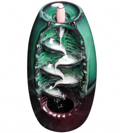 Fantana Relax Aromoterapie cu Fum backflow cu efect de cascada Green [2]