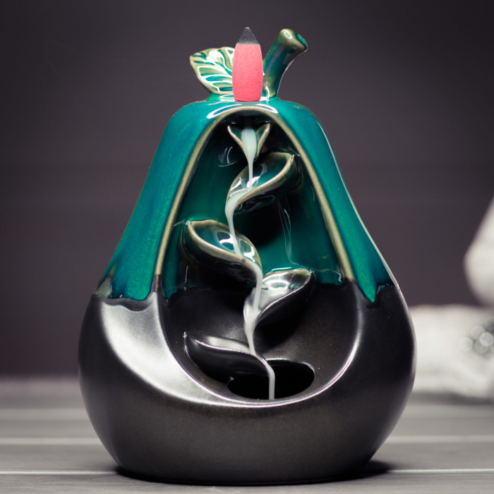 Fantana Pară Relax Aromoterapie cu Fum backflow cu efect de cascada & Set 40 conuri [2]