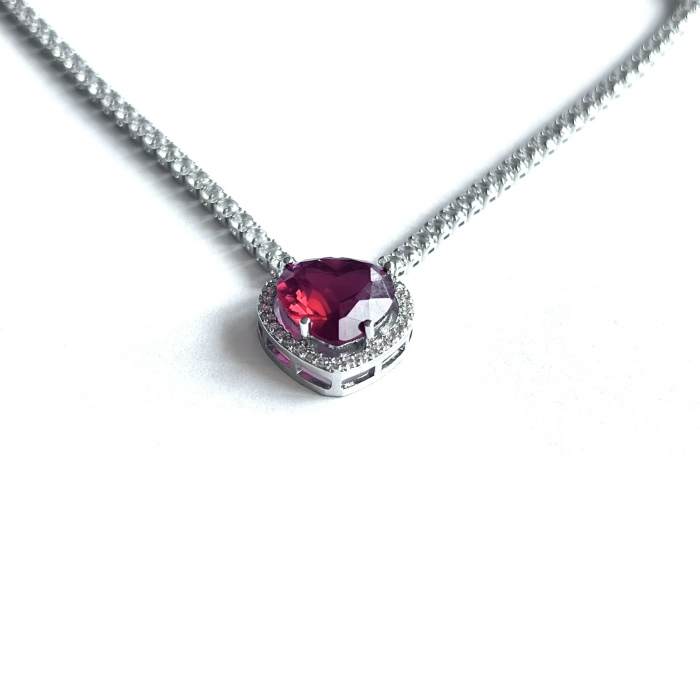 Colier Borealy Ruby Heart of the Love [3]
