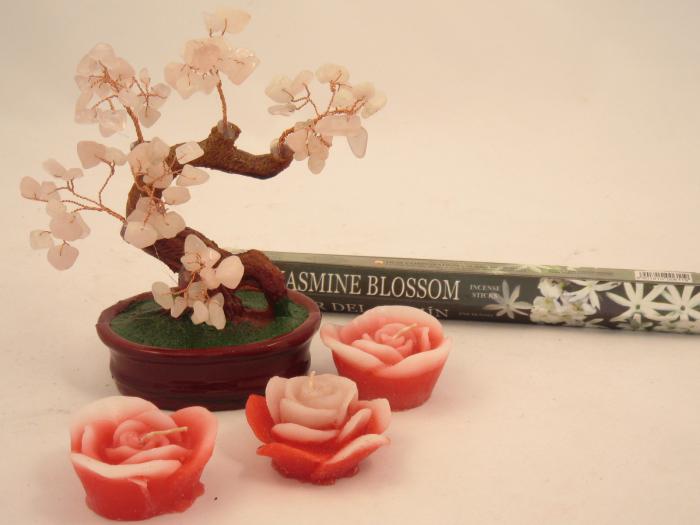 Copac feng shui cu cristale Cuart Roz [2]