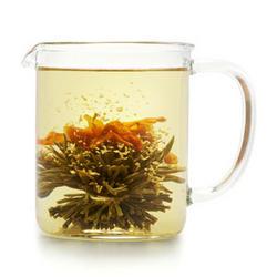 Ceai Floare Osmanthus Blooming flower  cu ceainic sticla de lux [3]