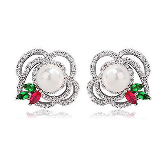 Cercei Borealy Perla Rose Flower [5]