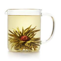 Ceai Floare Carnation Green Tea Blooming flower  cu ceainic sticla de lux [2]