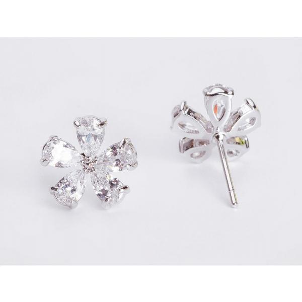 Set Cercei Colier Mireasa Flowers by Borealy [3]