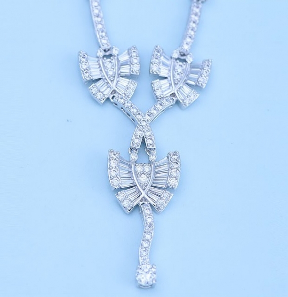 Fluturi Wedding Colier si Cercei by Borealy [3]