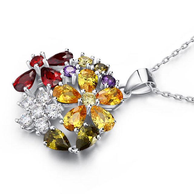 Colier Borealy Argint 925 Multi-Colour Topaz Delight [2]