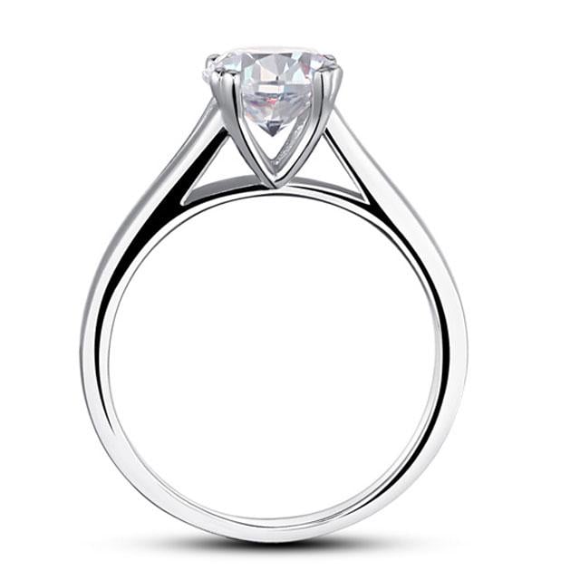 Inel Borealy Argint 925 Simulated Diamond Solitaire Marimea 7 [3]