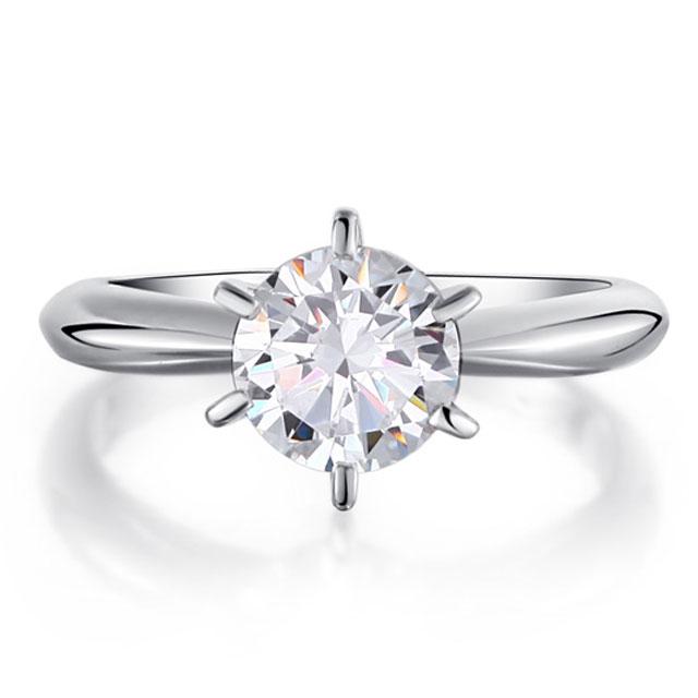Inel Borealy Argint 925 Solitaire Lux Simulated Diamond Marimea 6 [2]