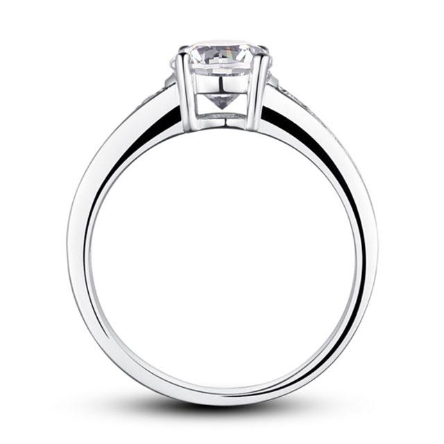 Inel Borealy Argint 925 Simulated Diamond Zirconiu Solitaire Marimea 8 [3]