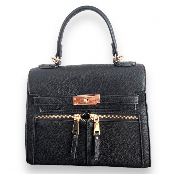 Geanta Black Beauty & Esarfa Matase Borealy [2]