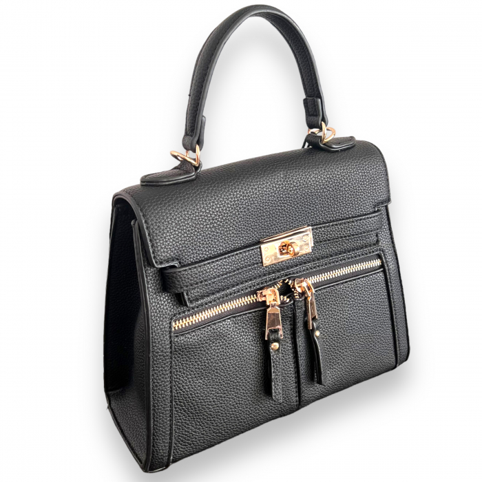 Geanta Black Beauty & Esarfa Matase Borealy [4]