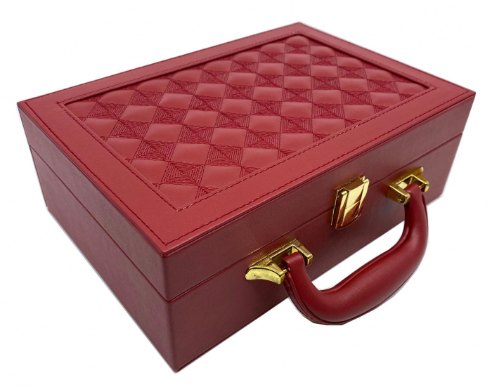 Cutie de bijuterii din piele Red Woman, 25 x 17 cm [2]