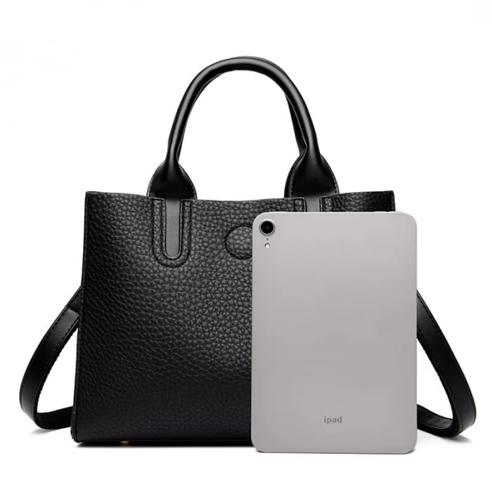 Geanta Black Tote & Esarfa Twilly [3]
