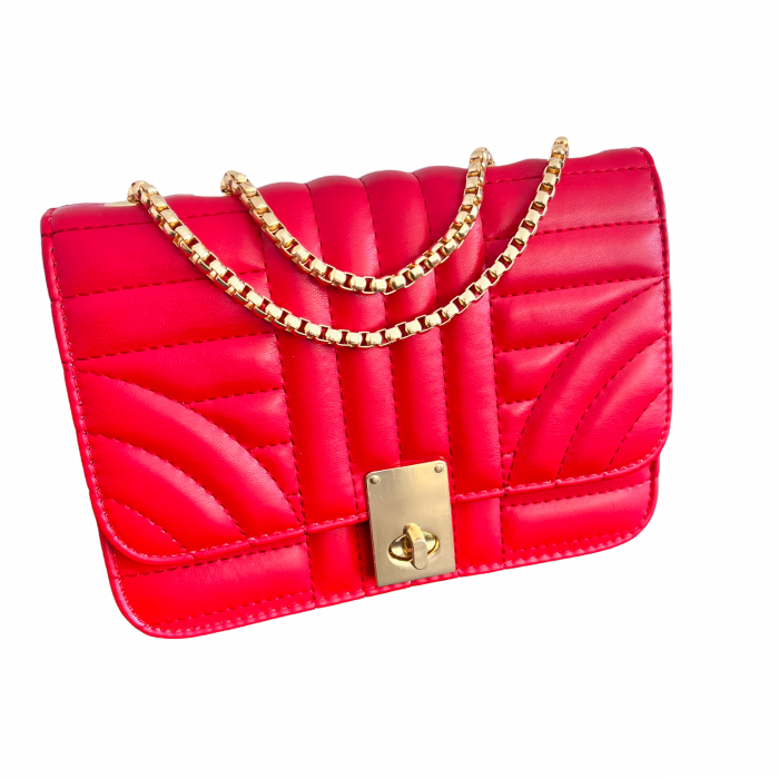 Amour Geanta Summer Red & Esarfa Matase [3]