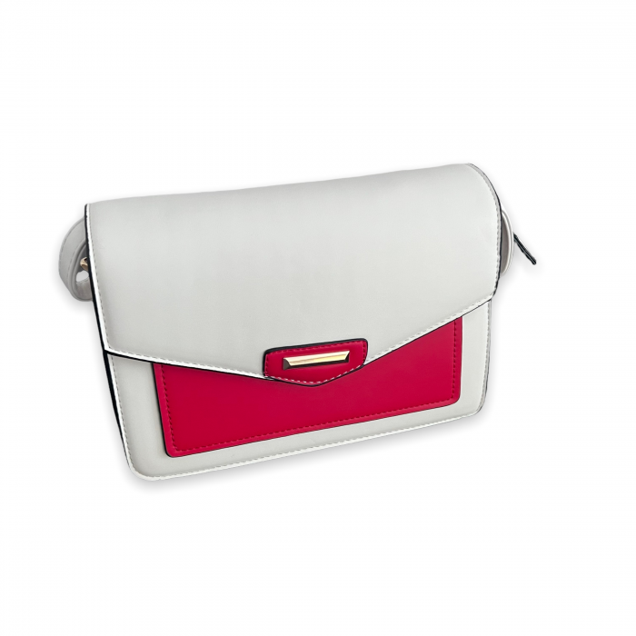 Geanta White Summer Glamour & Esarfa Matase [4]