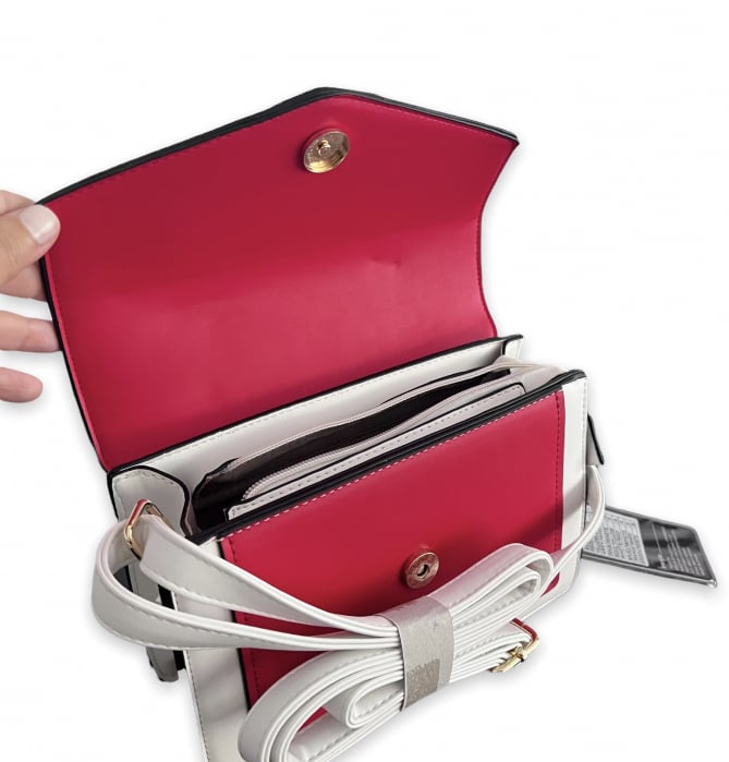 Geanta White Summer Glamour & Esarfa Matase [2]