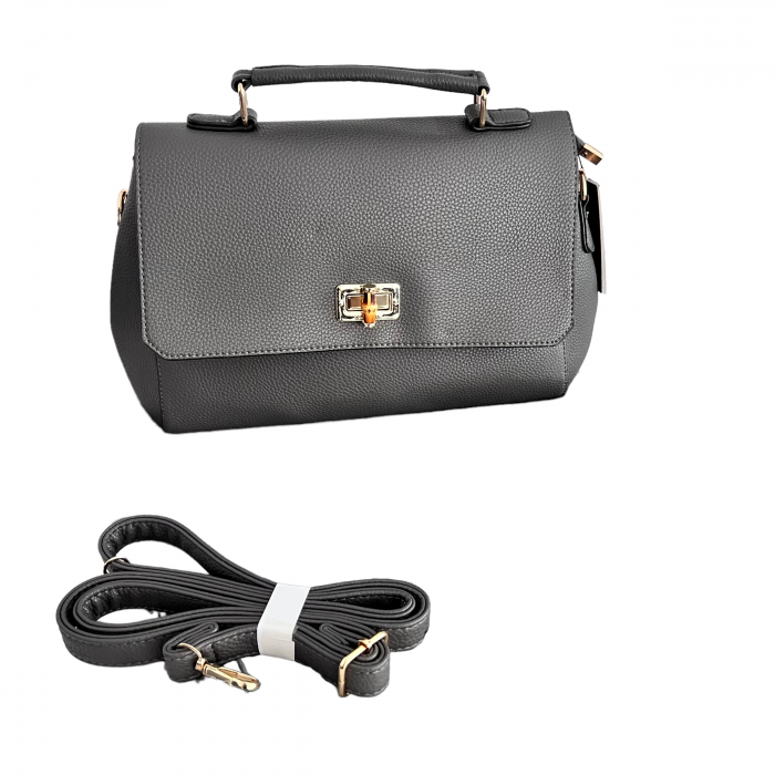 Geanta Greyish Bamboo & Esarfa Casmir [3]