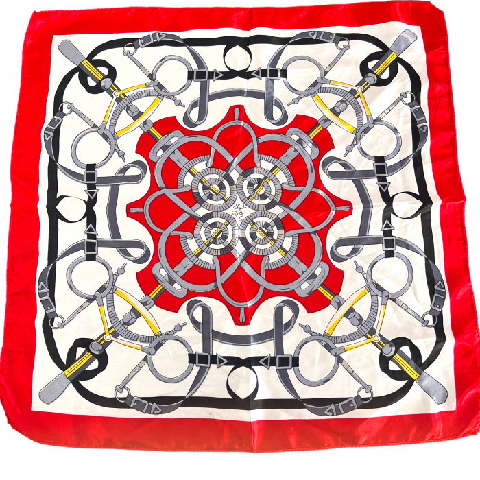 Geanta Red Glam & Esarfa Matase [3]