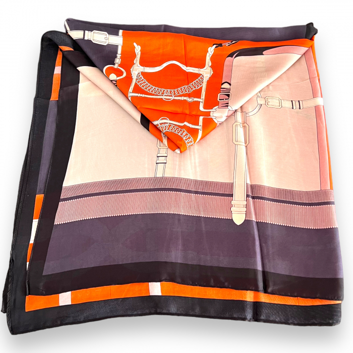 Geanta Style Lock & Esarfa Matase [5]