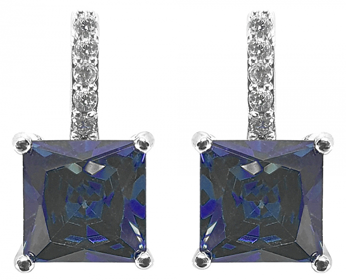 Geantă Poseta Cacharel Iris Bleumarine & Cercei Blue Fine by Borealy [2]