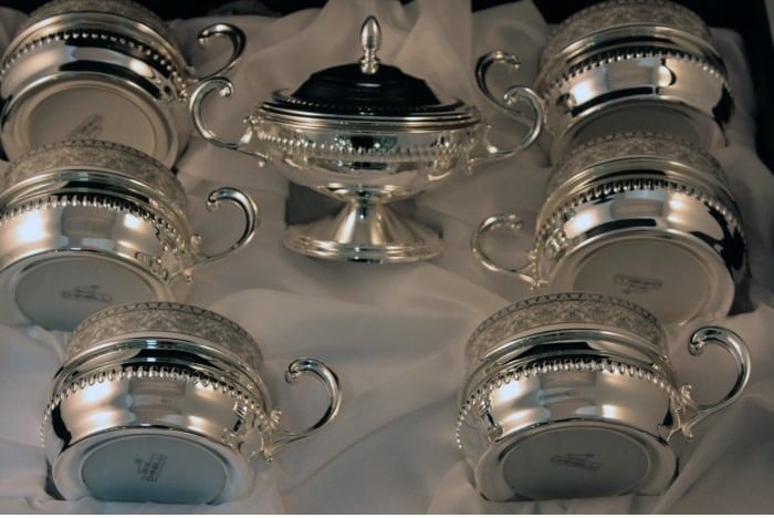 Silver Coffee/ Tea Set for Six by Chinelli - made in Italy [3]