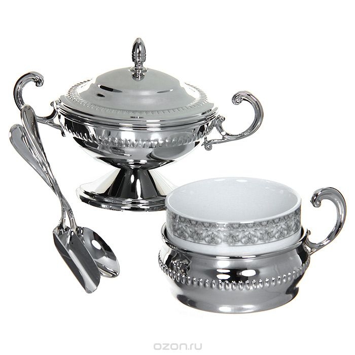 Silver Coffee/ Tea Set for Six by Chinelli - made in Italy [2]
