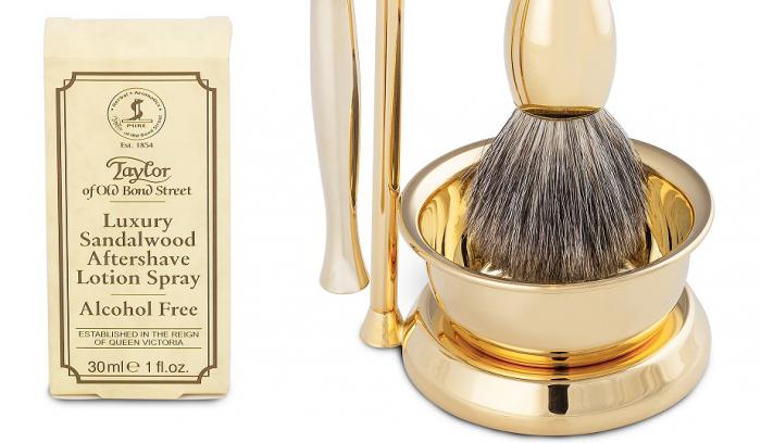 Gold Plated Luxury Shaving Set by Erbe Solingen, made in Germany [6]